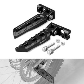 NICECNC Black Chain Tensioner Adjuster Blocks Rear Pegs Compatible with Surron Light Bee X/S/ L1E 6061-T6 Aluminum Foldable Chain Tensioner Compatible with Segway X160 X260 See Fit