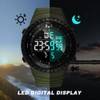 KXAITO Men's Watches Sports Outdoor Waterproof Military Watch Date Multi