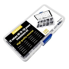 BD131 BD132 BD135 BD136 BD137 BD138 BD139 BD140 BD237 BD238 TO-126 Transistor Kits 10 Values*10pcs=100pcs Power Transistors for Circuit Design, Repair, Learning & Experiments