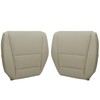 SecosAutoparts Driver & Passenger Bottom Perforated Leather Replacement Seat Covers