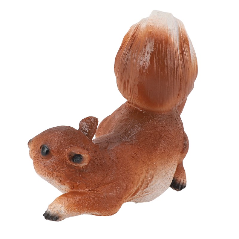 Squirrel Garden Decor Outside Funny Resin Statue Courtyard Balcony Outdoor