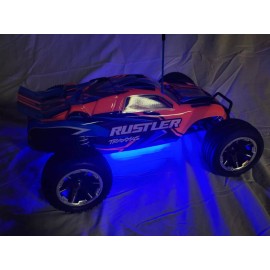 Traxxas Rustler / Bandit Version 2 (VXL / XL-5 / BL-2S) LED underglow kit - BLUE