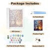 EOBROMD Paint by Numbers Adult Kit Tree of Life, Landscape