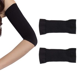 Line Mikrofaser Schutzhüllen für die Arme, Vielseitige Armkatheter-Abdeckband aus atmungsaktivem Design-Gewebe, Schutzhüllen für die Arme, Armschutz für dünne Haut Prellungen und Kratzer (Schwarz)