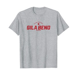 Gila Bend Arizona AZ Vintage Athletic Red Sports Logo T-Shirt