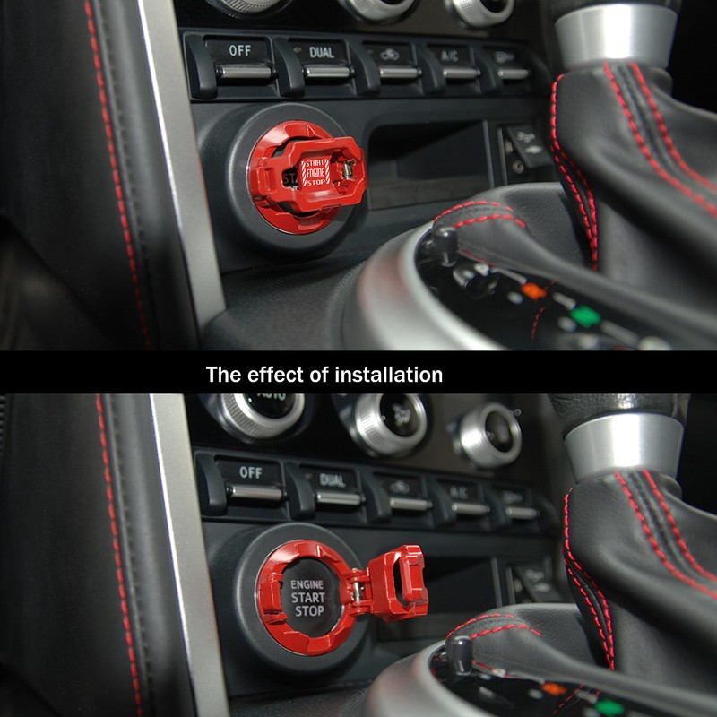 ERARISE Cubierta de botón de arranque para coche, cubierta de