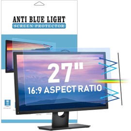 LAMA Blickschutzfilter Blickschutzfolie für 27 Zoll Monitor, Abnehmbarer Sichtschutzfolie Sichtschutz Displayschutz, Sichtschutzfilter Privacy Filter, Augenschutz/Anti-UV/Anti Blaulicht(16:9)