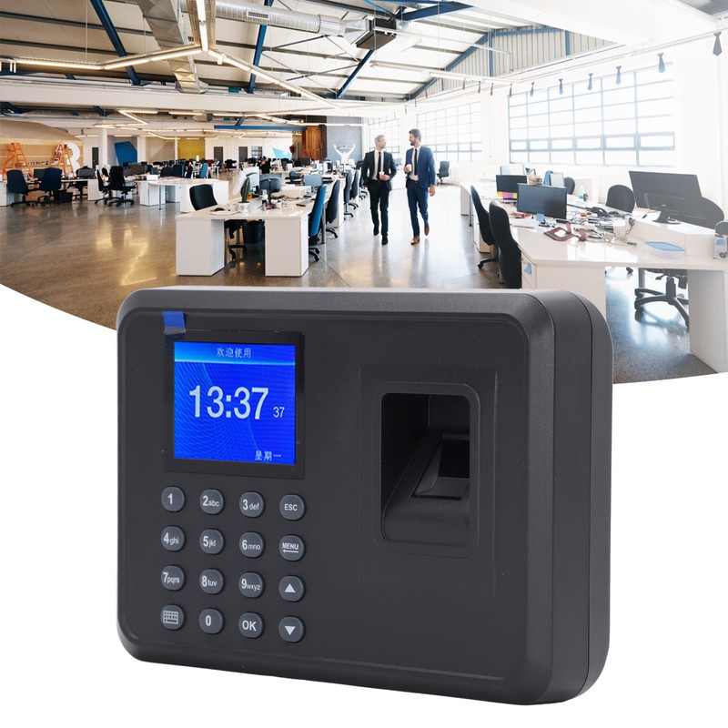 Fingerprint Time Attendance Machine Multi Languages Voice Reminder Fingerprint Password