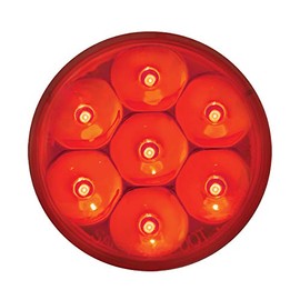 Grand General 76587 Light (2.5" Low Profile Pearl Red 7 LED Dual/3Wires)