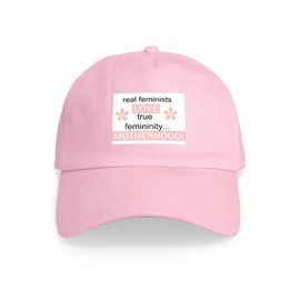 CafePress True Fem Cap Unique Adjustable Baseball Hat Pink