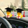wonuu Graduation Gift Duck Car Dashboard Decorations Rubber Duck Car