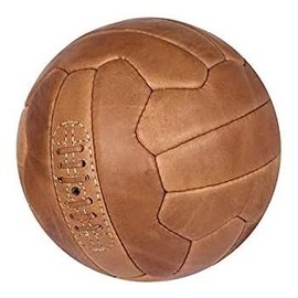 Bushi Vintage Antique Leather Football Size 5 Tan