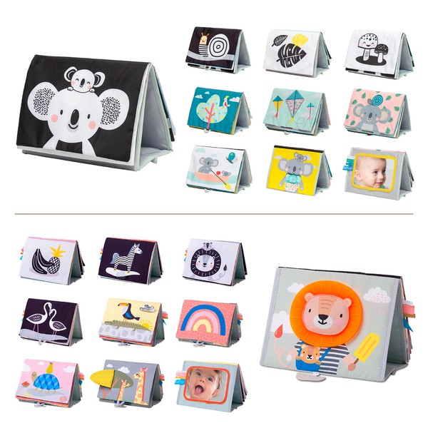 A set of 2 tummy Time Toys High Contrast Baby
