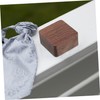 TOVINANNA Wood Cufflinks Box for Men Elegant Jewelry Organizer Travel