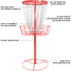 Remix Deluxe Practice Basket for Disc Golf - Red