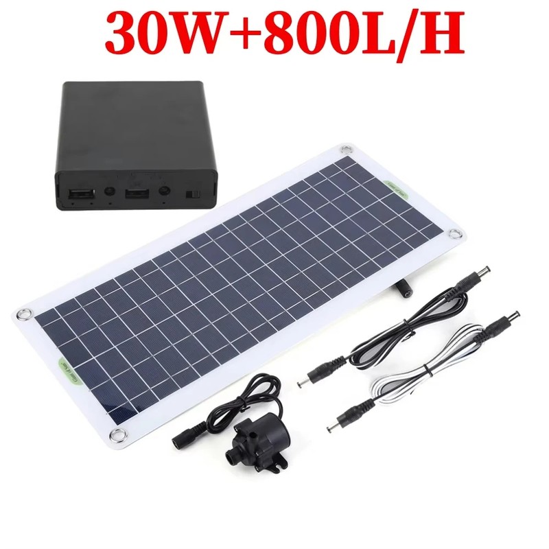 DC 12V Solar Water Pump Kit for Garden Fountains –