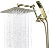 G-Promise All Metal 10 Inches Rainfall Shower Head with Handheld