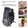 Black Outdoor Backpack Nylon Lightweight Water Repellent Hiking Sports Backpack