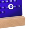 Wooden Kids Calendar DIY Hand Operated Develop Planning Skills Perpetual