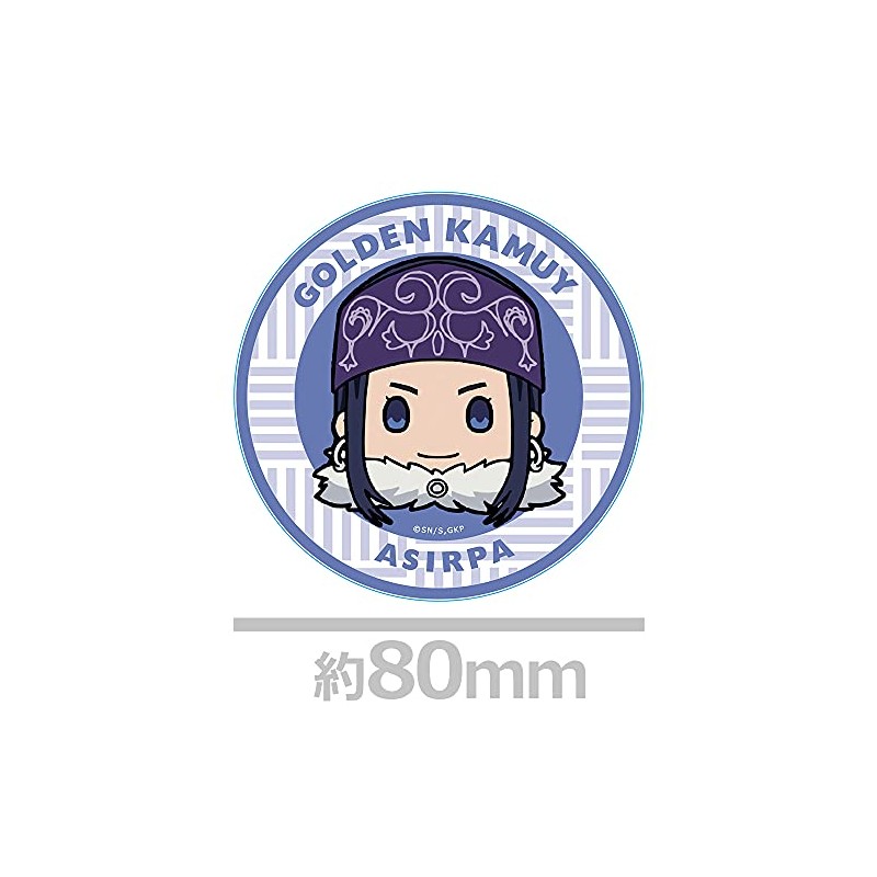 Azu Maker Golden Kamui Churu Chara Acrylic Coaster B [Ashi]