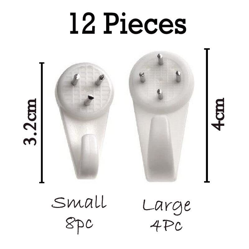 Traceless Nail Plastic Wall Hook for Picture Photo Frame Clock