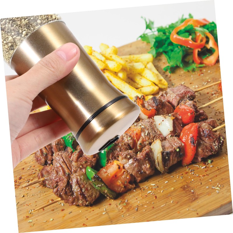 Ciieeo 2Pcs Seasoning Visible Spice Dispenser for Salt Pepper and