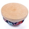 1Pcs Japanese Style Cherry Blossom Pin Cushion, Round Wooden Base