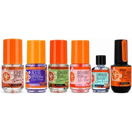 Kit básico de preparación y acabado de uñas – 6 productos esenciales