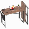 VECELO Folding Desk with Storage Bag 39 Inch Writing Desk
