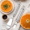 2 Pcs Stainless Steel Orange Grapefruit Citrus Peeler, Easy to