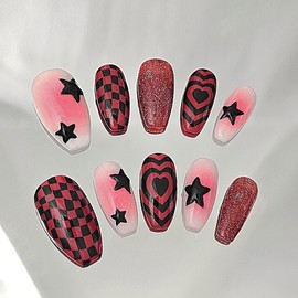[M;H #] Rockstar handmade nail tips - Enter Owen Lake in the delivery message / [M;H #] 락스타 수제네일팁 - 배송메세지에 필수로 오왼 호수 입력