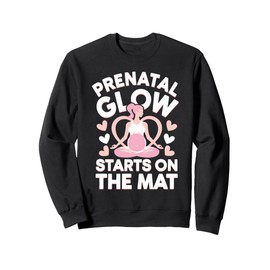 Prenatal Yoga Exercise Zen Fitness Workout Yoga Instructor Sweatshirt