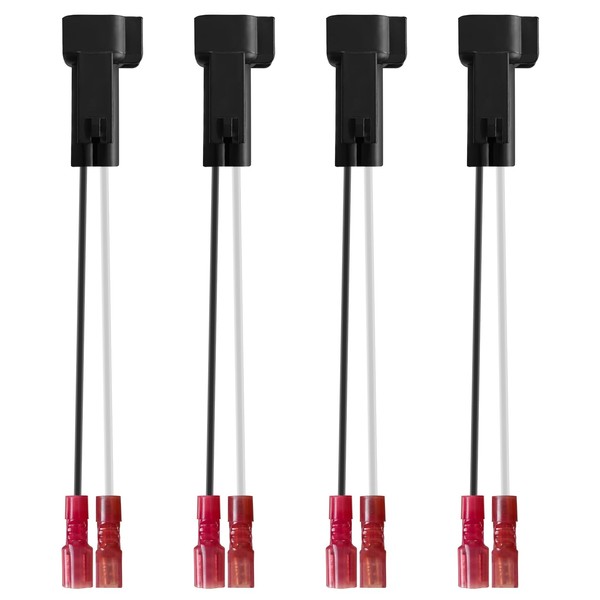 Dunviku 4PCS 72-5600 Speaker Harness Speaker Wiring Harness Adapter Front