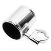 Motorcycle Cup Holder, Motorcycle Handlebar Mounted Cup Holder Chrome Adjustable
