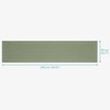 JEMIDI Table Runner Modern Green 40 x 240 cm -