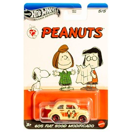 Hot Wheels Entertainment Peanuts 60 Series Fiat 500D Modificadon