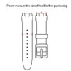 KHZBS rubber silicone watch band strap loops keeper holder retainer