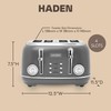 Haden Chelsea 4 Slice Wide Slot Toaster with Adjustable Browning