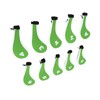 10 Pcs Golf Iron Head Cover Set with Zipper Golf
