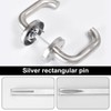 EXIN DEHCEN Set of 4 Lever Pin Iron Square Pin