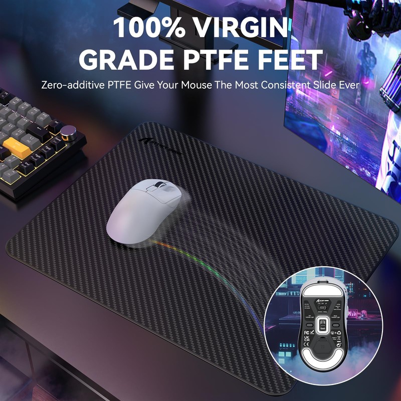 VGN GAMEPOWER White Gaming Mouse