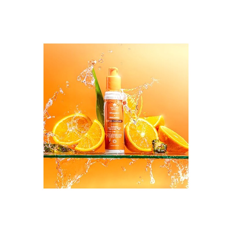 Nature Spell Vitamin C SPF 50 Face Sunscreen, for Daily