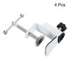 PATIKIL 0.47" Hole Dia. Desk Clamp, 4 Pcs Aluminum Alloy