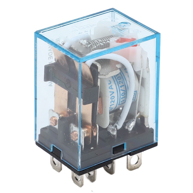 10Pcs Coil Power Relay Small Intermediate Electromagnetic 8 Pin 2