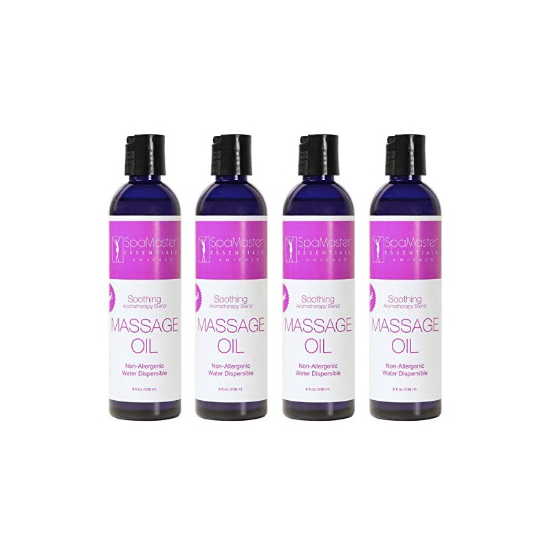 Master Massage Soothing Aromatherapy Oil Blends 8ozper Bottle (4count), 1count