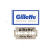 50 Silver Blue Double Edge Razor Stainless Blades Made in