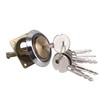 ETFBUY Brass Cross Shaped Lock Cylinder with 2 Keys Keyway
