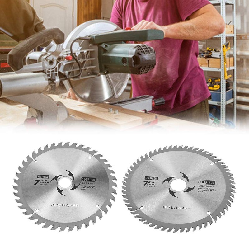 Circular Saw Blade,7 Inch 180 x 2.4 x 25.4mm Carbide