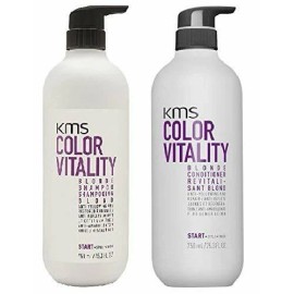 kms Color Vitality Blonde Shampoo Conditioner Duo 25.3 oz each   new fresh