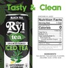 Ryl Iced Tea, Unsweetened Black Tea, Antioxidant Superblend, Zero Sugar,